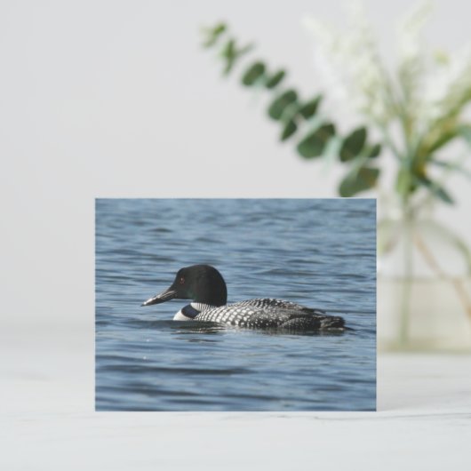 Common Loon Briefkaart (Staand voorkant)