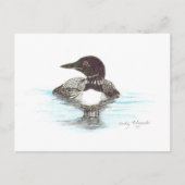Common Loon Briefkaart (Voorkant)