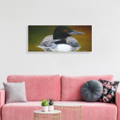 Common Loon Canvas afdrukken (Insitu (Woonkamer))