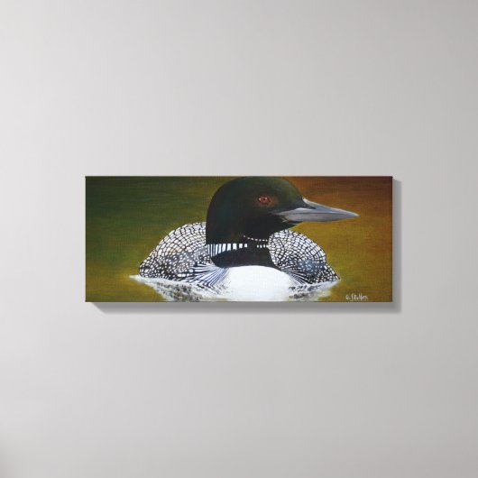 Common Loon Canvas afdrukken (Voorkant)