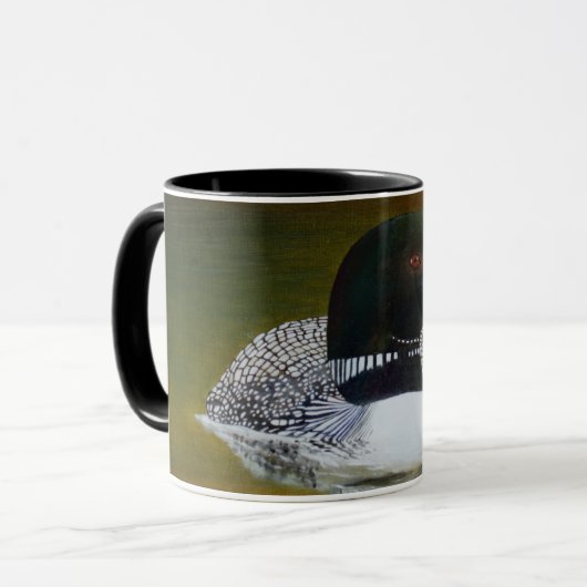 Common Loon Coffee Mok (Voorkant links)