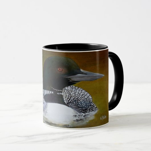Common Loon Coffee Mok (Voorkant rechts)