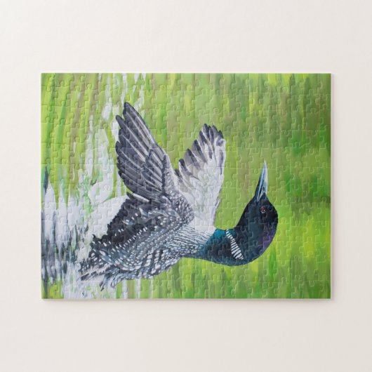 Common Loon Legpuzzel (Horizontaal)