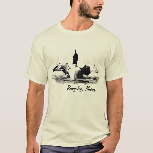 Common Loon - Rangeley, Maine T-shirt (Voorkant)