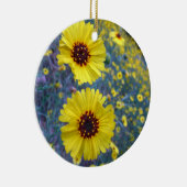 Common Madia Flowers in Sequoia National Park Keramisch Ornament (Rechts)