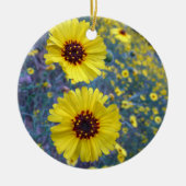 Common Madia Flowers in Sequoia National Park Keramisch Ornament (Voorkant)