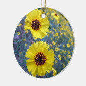 Common Madia Flowers in Sequoia National Park Keramisch Ornament (Links)