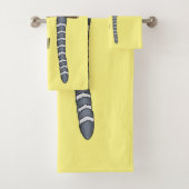 Common marmoset cartoon illustratie bad handdoek (Insitu)