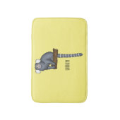 Common marmoset cartoon illustratie badmat (Voorkant Verticaal)