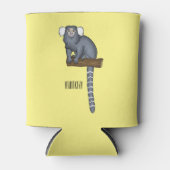 Common marmoset cartoon illustratie blikjeskoeler (Voorkant)