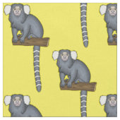 Common marmoset cartoon illustratie stof (Close Up)