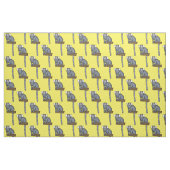 Common marmoset cartoon illustratie stof (Fat Quarter)