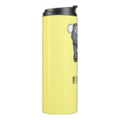 Common marmoset cartoon illustratie thermosbeker (Gedraaid links)