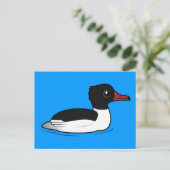 Common Merganser Briefkaart (Staand voorkant)