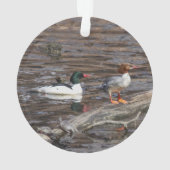 Common Merganser Ornament (achterkant)