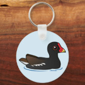 Common Moorhen Sleutelhanger (Voorkant)
