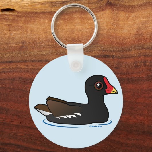 Common Moorhen Sleutelhanger (Voorkant)
