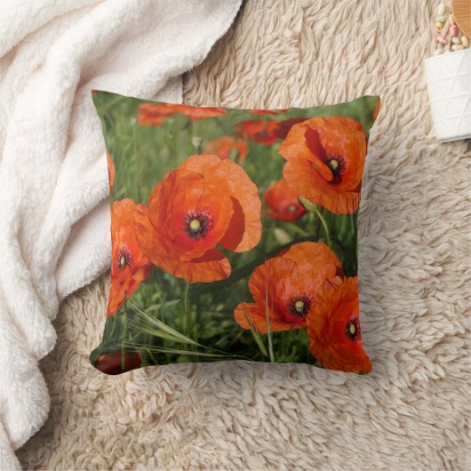 Common Poppies  Kussen (Deken)