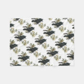 Common Raven by Audubon Fleece Deken (Voorkant (Horizontaal))