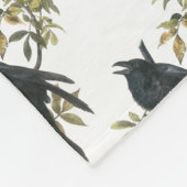 Common Raven by Audubon Fleece Deken (Hoek)