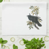 Common Raven by Audubon Theedoek (Gevouwen)