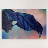 Common Raven Puzzle Legpuzzel (Horizontaal)