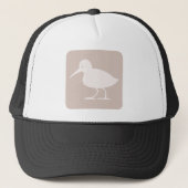 Common Sandpiper Bird Icon Trucker Pet (Voorkant)