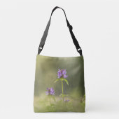 Common Self-Heal Natuur Foto Crossbody Tas (Achterkant)
