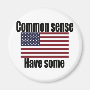 Common Sense American Flag Magneet