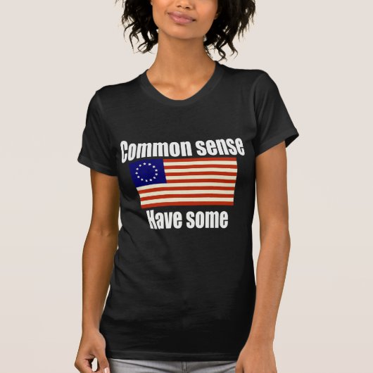 Common Sense Betsy Ross Flag T-shirt (Voorkant)