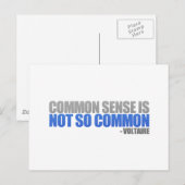 Common Sense Briefkaart (Voorkant / Achterkant)