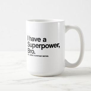 Common Sense Superpower Koffiemok