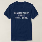 Common Sense T-shirt (Design voorkant)