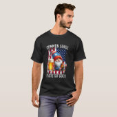 Common Sense Taste So Good Gnome Bier 4 juli T-shirt (Voorkant volledig)