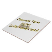 Common Sense Tegeltje (Zijkant)