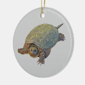 Common Snapping Turtle - Chelydra serpentina Keramisch Ornament (Links)