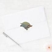 Common Snapping Turtle - Chelydra serpentina Ronde Sticker (Envelop)