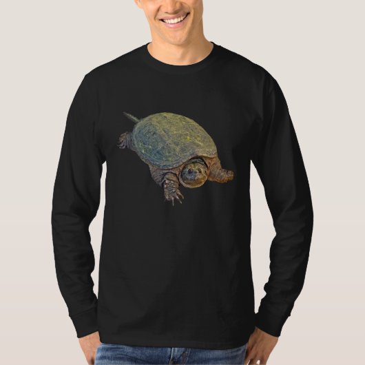 Common Snapping Turtle - Chelydra serpentina T-shirt (Voorkant)