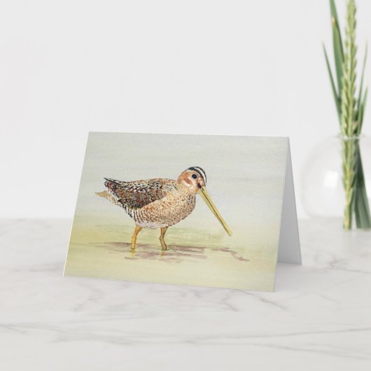 Common Snipe Kaart (Voorkant)