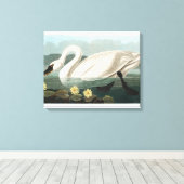Common Swan Canvas Afdruk (Insitu (Houten vloer))