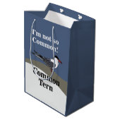 Common Tern Seabird Bird Funny Medium Cadeauzakje (Achterkant Gekanteld)