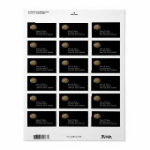Common Toad Coordinating Address Label (Full Sheet)