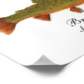 Common Trout Art Poster (Hoek)