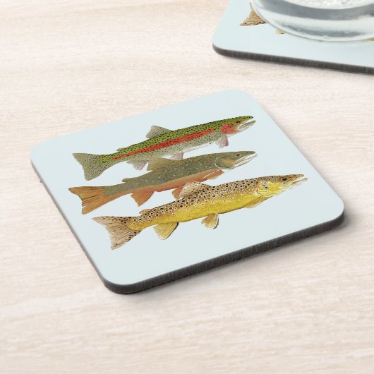 Common Trout Onderzetters (Linkerzijde)