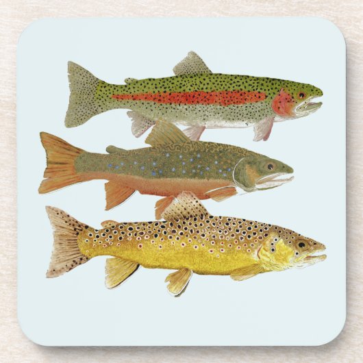 Common Trout Onderzetters (Voorkant)