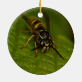 Common Wasp Keramisch Ornament (Achterkant)