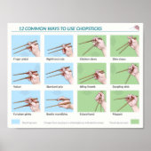 Common Way to Use Chopsticks Poster (Voorkant)