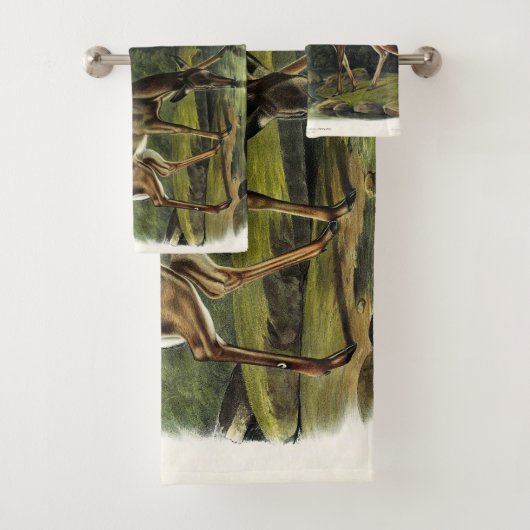 Common (White-tailed) Deer - Audubon Quadrupeds Bad Handdoek (Insitu)