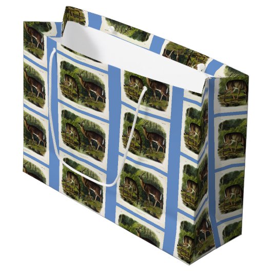 Common (White-tailed) Deer - Audubon Quadrupeds Groot Cadeauzakje (Voorkant Gekanteld)