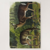 Common (White-tailed) Deer - Audubon Quadrupeds Legpuzzel (Verticaal)